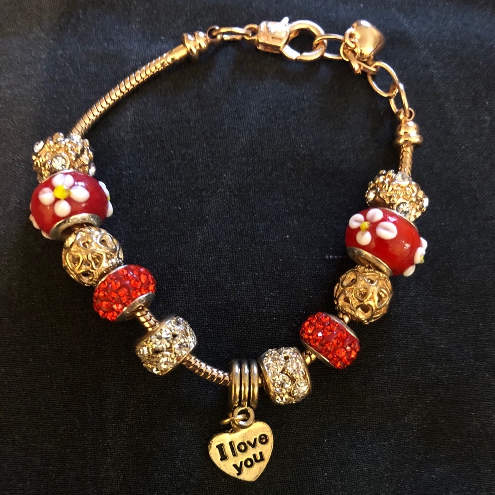 Bracelets and earrings
